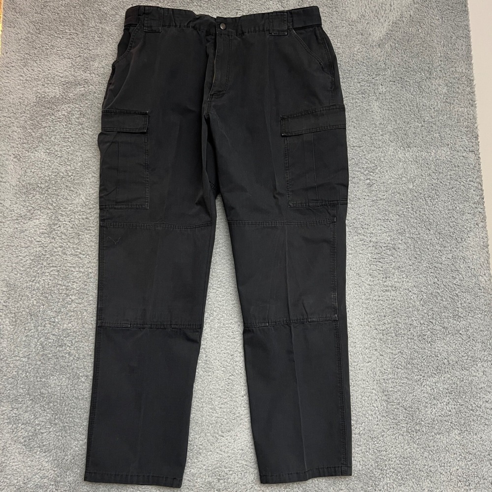5.11 Tactical Series Pants Mens 2XL Cargo Work Utility Outdoor Black Heavy Long